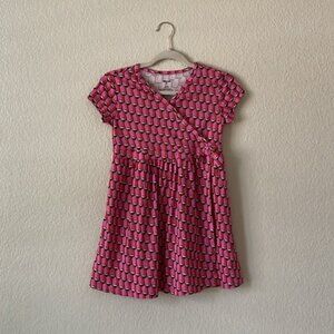 Diane Von Furstenberg Ikat Dress Girls Pink Surplice Target Collab